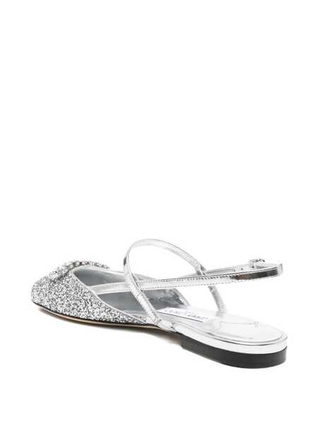 Balerini Jimmy Choo Belinda slingback ballet flats Silver Femei (BM 18633828) 3