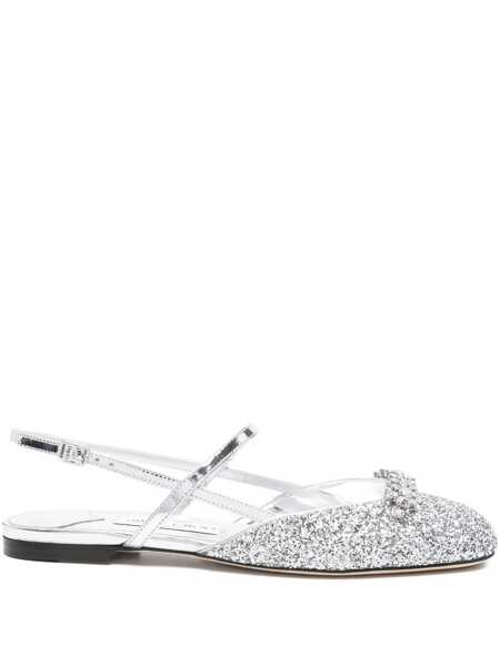 Balerini Jimmy Choo Belinda slingback ballet flats Silver Femei (BM 18633828) 1