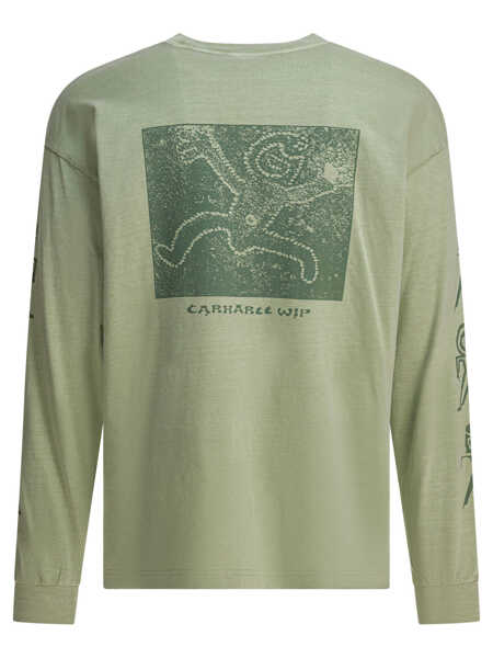 Tricouri Carhartt L/S Terrestrial T-shirt Green Barbati (BM 18633864) 2