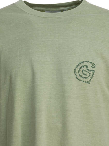 Tricouri Carhartt L/S Terrestrial T-shirt Green Barbati (BM 18633864) 3