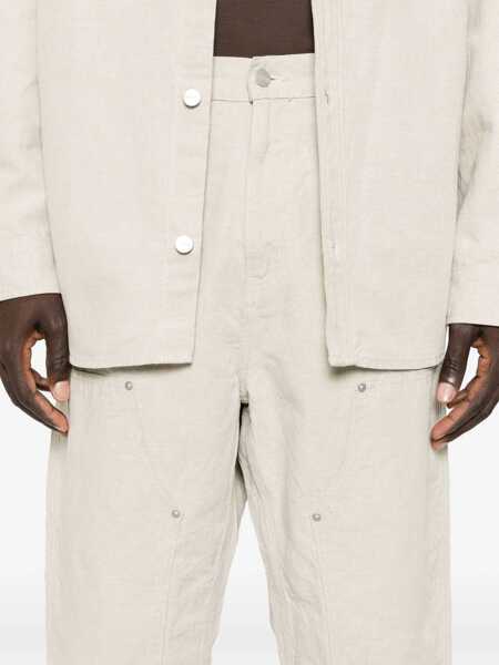 Pantaloni casual Carhartt Pants Walter Double Knee Beige Barbati (BM 18633870) 5