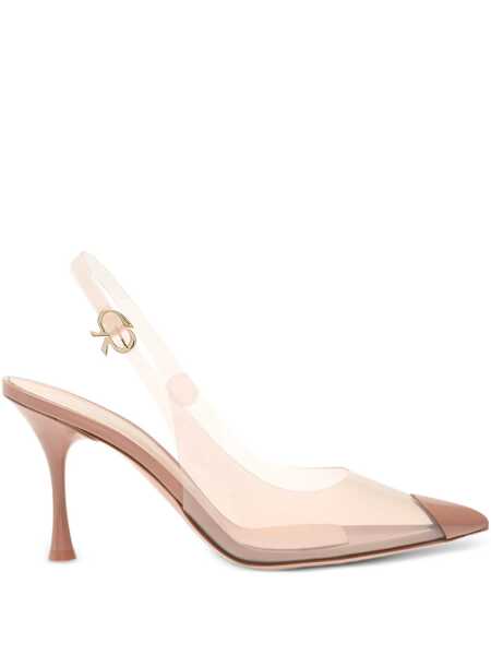 Pantofi cu toc Gianvito Rossi Diana 85 mm Slingbacks Beige Femei (BM 18633879) 1
