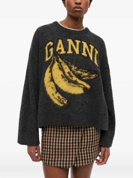 Pulovere Ganni Banana sweater Black Femei (BM 18633897) 3