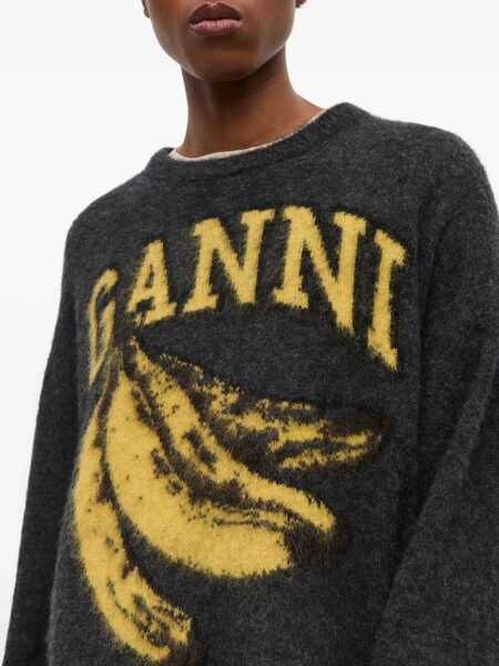 Pulovere Ganni Banana sweater Black Femei (BM 18633897) 5