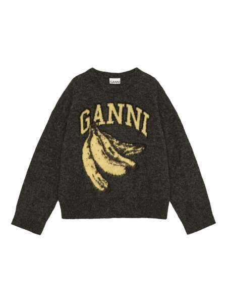 Pulovere Ganni Banana sweater Black Femei (BM 18633897) 1