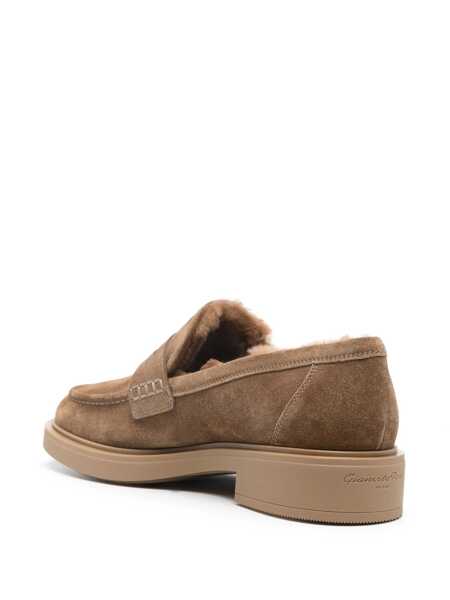 Mocasini Gianvito Rossi Harris 20 mm loafers Beige Femei (BM 18633900) 3