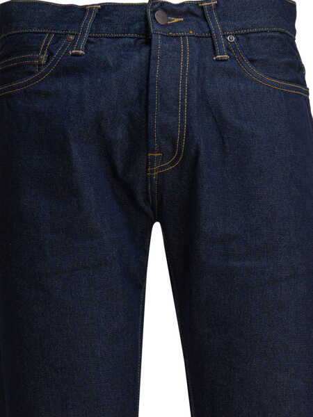 Blugi drepti Carhartt Jeans Klondike Blue Barbati (BM 18633921) 3