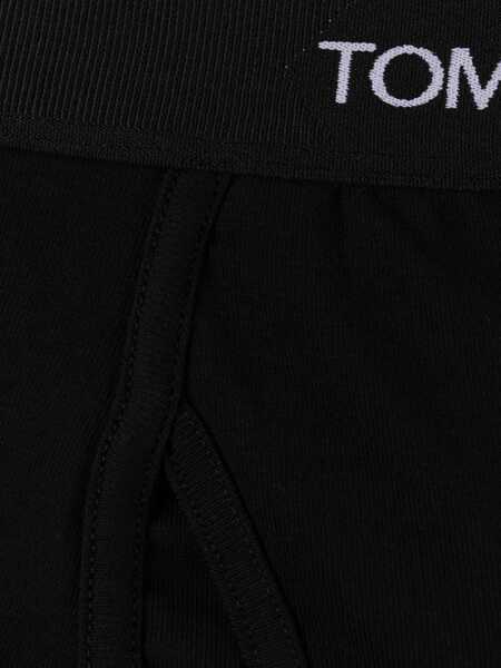 Chiloti Tom Ford Brief Boxer Black Barbati (BM 18634044) 3