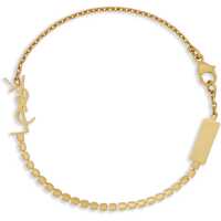 Bijuterii Saint Laurent Dama - Bratari Saint Laurent Bracelet Monogramme GOLD/METALLIC Femei (BM 18634105) - B-mall.ro