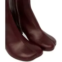 Cizme scurte Dama - Cizme scurte MM6 Maison Margiela Anatomic Ankle Boots BORDEAUX Femei (BM 18634111) - B-mall.ro
