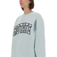 Imbracaminte ROTATE Birger Christensen Dama - Bluze de trening ROTATE Birger Christensen Sweatshirt With Logo BABY BLUE Femei (BM 18634126) - B-mall.ro
