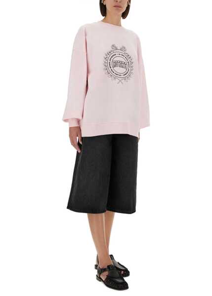 Bluze de trening ROTATE Birger Christensen Sweatshirt With Logo PINK Femei (BM 18634141) 2