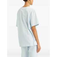 Imbracaminte ROTATE Birger Christensen Dama - Tricouri ROTATE Birger Christensen Jersey T-Shirt BABY BLUE Femei (BM 18634189) - B-mall.ro