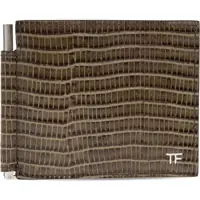 Portofele Small Leather Money Clip Wallet Barbati