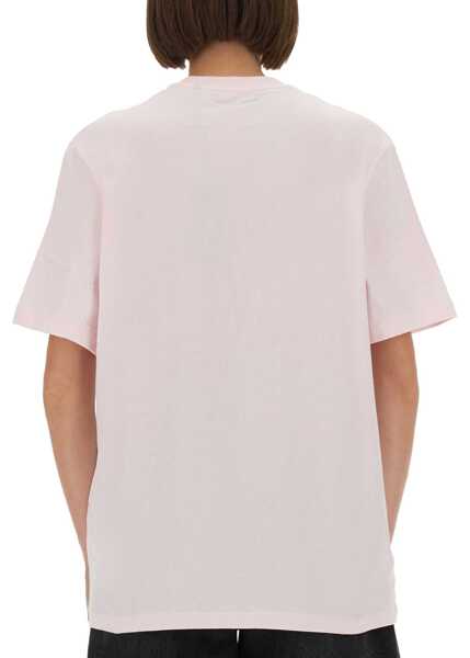 Tricouri ROTATE Birger Christensen Jersey T-Shirt PINK Femei (BM 18634204) 3