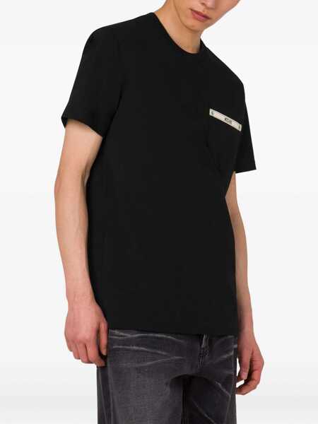 Tricouri Moschino T-Shirt With Logo Ribbon BLACK Barbati (BM 18634231) 3