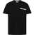 Moschino T-Shirt With Logo Ribbon BLACK