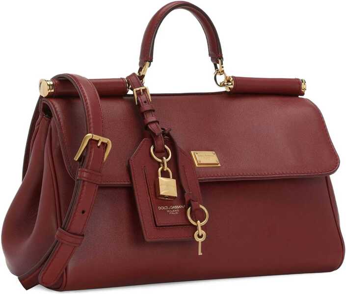 Genti de mana Dolce & Gabbana My Sicily Handbag BORDEAUX Femei (BM 18634237) 3