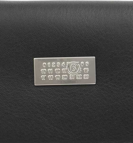 Portofele MM6 Maison Margiela Numeric Logo Wallet BLACK Femei (BM 18634243) 4