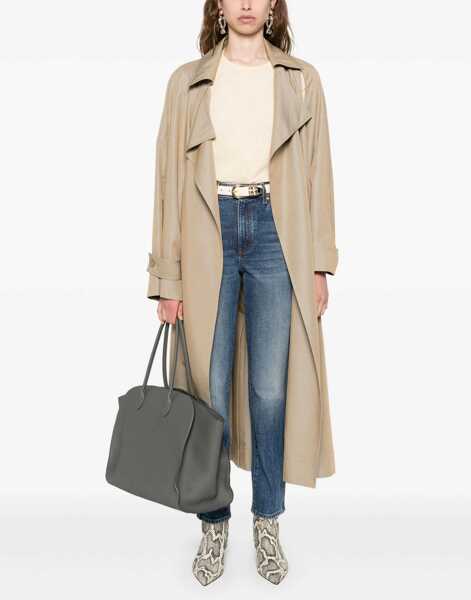 Tricouri Khaite Mae T-Shirt CREAM Femei (BM 18634300) 2