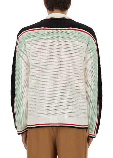 Camasi casual Casablanca Cotton Knit Tennis Shirt BLACK Barbati (BM 18634330) 3