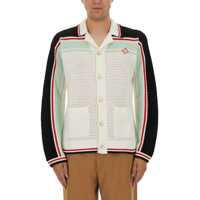 Camasi casual Cotton Knit Tennis Shirt Barbati