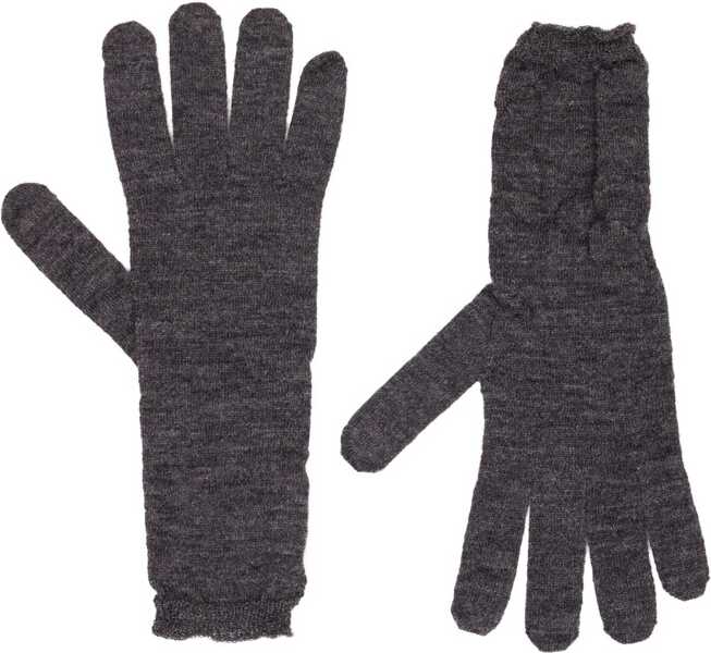 Manusi MM6 Maison Margiela Wool Gloves. GREY Femei (BM 18634339) 2