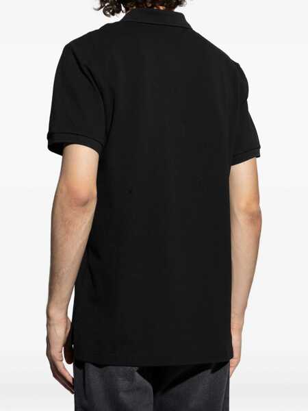 Tricouri Polo Moschino Cotton Pique Polo BLACK Barbati (BM 18634372) 4