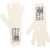 MM6 Maison Margiela Wool Gloves. WHITE