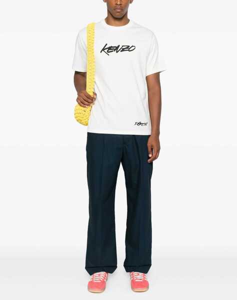 Tricouri Kenzo Kenzo Futura Print T-Shirt WHITE Barbati (BM 18634399) 2