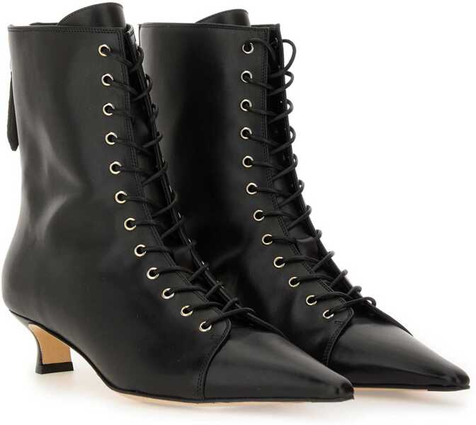 Cizme scurte AEYDE Lace-Up Boot Trixi BLACK Femei (BM 18634417) 2