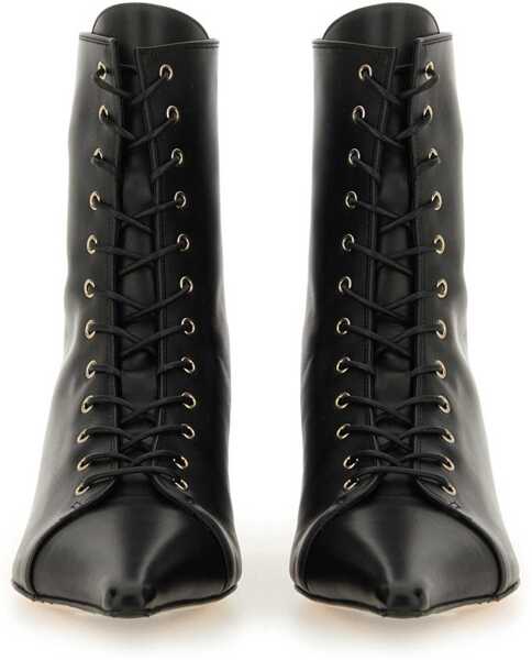 Cizme scurte AEYDE Lace-Up Boot Trixi BLACK Femei (BM 18634417) 4