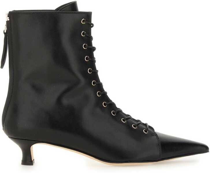 Cizme scurte AEYDE Lace-Up Boot Trixi BLACK Femei (BM 18634417) 1