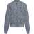 ETRO Jacquard Bomber Jacket With Logo GREY