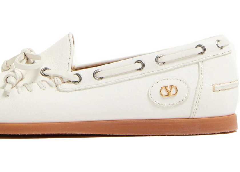 Mocasini Valentino Garavani Palm Avenue Boat Moccasin IVORY Barbati (BM 18634429) 5
