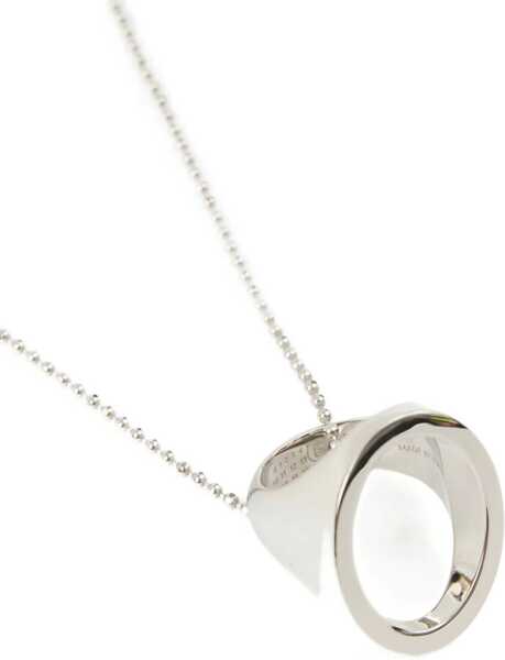 Coliere MM6 Maison Margiela New Signature Necklace SILVER Femei (BM 18634456) 3
