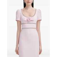 Imbracaminte Dama pagina 207 - Rochii casual Self-Portrait Long Crepe Dress PINK Femei (BM 18634468) - B-mall.ro