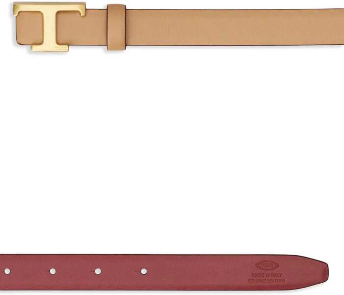 Curele TODS Reversible T Timeless Belt BEIGE Femei (BM 18634486) 3