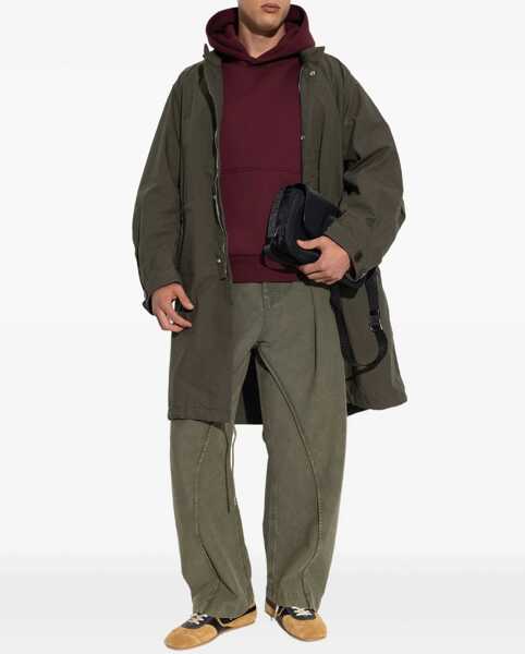 Geci Parka Givenchy Parka With Logo GREEN Barbati (BM 18634504) 2