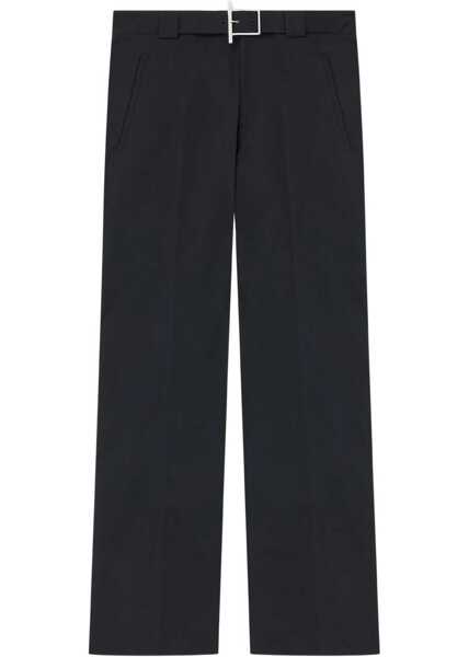Pantaloni casual Alexander McQueen Pants With T-Bar Belt BLACK Barbati (BM 18634507) 1