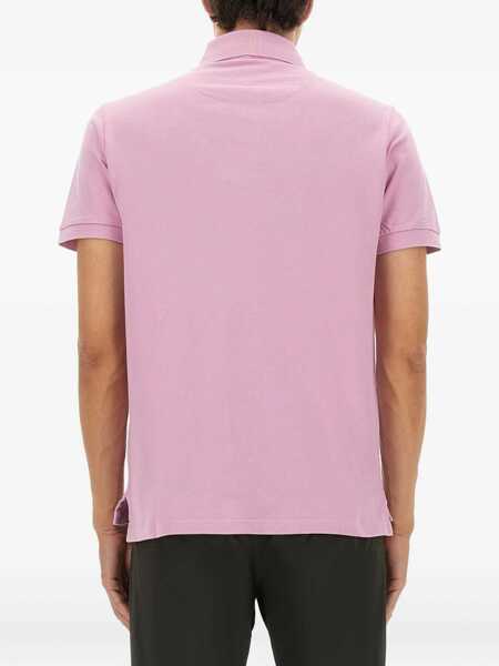 Tricouri Polo ETRO Cotton Polo Shirt With Pegasus PINK Barbati (BM 18634525) 3