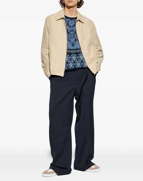 Pulovere casual ETRO Cotton Jacquard Knit BLUE Barbati (BM 18634540) 2