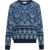 ETRO Cotton Jacquard Knit BLUE