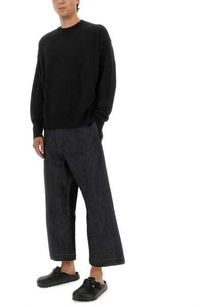 Pulovere casual STUDIO NICHOLSON Kami Shirt BLACK Barbati (BM 18634558) 2