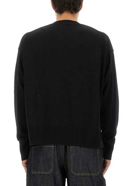 Pulovere casual STUDIO NICHOLSON Kami Shirt BLACK Barbati (BM 18634558) 3