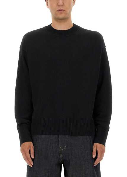 Pulovere casual STUDIO NICHOLSON Kami Shirt BLACK Barbati (BM 18634558) 1