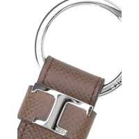 Brelocuri pentru Barbati - Brelocuri TODS T Timeless Logo Keychain BROWN Barbati (BM 18634597) - B-mall.ro