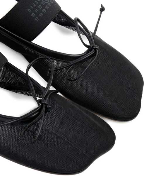 Balerini MM6 Maison Margiela Dancer Numeric Anatomic BLACK Femei (BM 18634603) 5