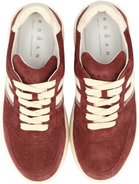 Sneakers Hogan Sneaker H630 BORDEAUX Femei (BM 18634636) 3