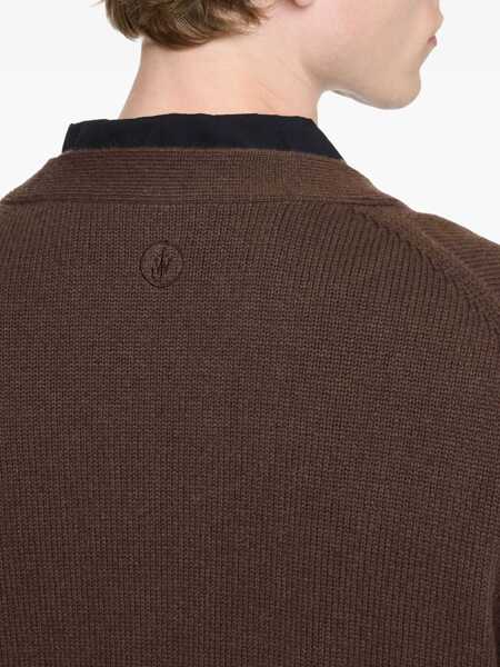 Cardigane JW Anderson Contrasting Layered Cardigan BROWN Barbati (BM 18634672) 5